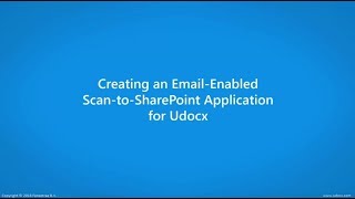 Udocx: Creating Email Enabled Applications