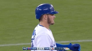 CLE@TOR: Donaldson hits, shows off speed in victory