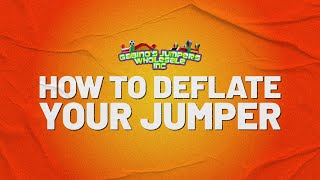 How To Deflate Your Jumper