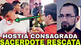 Sacerdote evita PROFANACIÓN🔺 Comunión en la Boca no es suficiente 👉Sacerdote reacciona