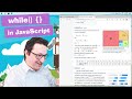 JavaScript tutorial 19/24: while loops | Bubble sort | Coding course for beginners
