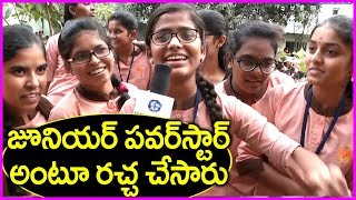 Sai Dharam Tej Is Junior Power Star - Says College Students | Jawaan Team @ Chaitanya Girls College