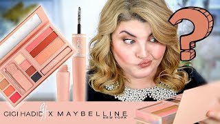 OMG! ТЕСТИРУЮ КОСМЕТИКУ GIGI HADID х MAYBELLINE!