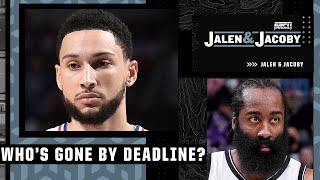 Ben Simmons or James Harden: Who's more likely to be traded at the deadline? | Jalen & Jacoby