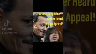 Johnny Depp Wins as Amber Heard drops her Appeal #johnnydepp #victoryforjohnnydepp #teamjohnnydepp