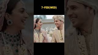 Siddharth Malhotra & Kiara advani #7-Feb 23#Weding pic#Shorts#Ytb