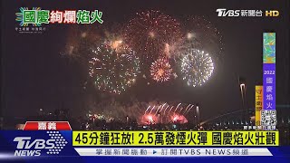 國慶焰火在嘉義! 無人機表演「勇鷹凌空」｜TVBS新聞