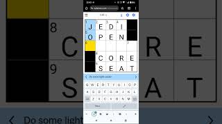 Speedsolving the NY Times Mini Crossword! (25 Dec 23) #speedsolving #wordpuzzle #wordgames #puzzle