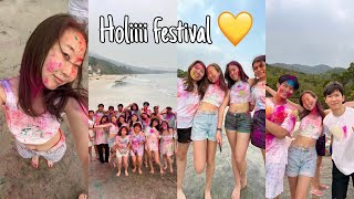 Holi event with HKBU International Students🌈