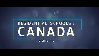 Residential Schools in Canada: A Timeline