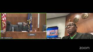 Hon. J. Cedric Simpson's Jury Final Settlement & LLT Docket on 06/05/2026
