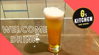 EASY WELCOME DRINK IN 2 MINUTES