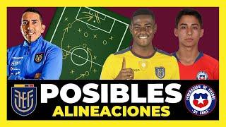 Posibles Alineaciones Ecuador vs Chile Sub20 | Sudamericano Colombia 2023 🇪🇨🏆