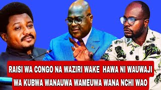 CASIAN ATUWA KWA RAISI WA CONGO NA WAZIRI WAKE NINYI NI WAUWAJI  WAKUU EV PASCHAL CASSIAN