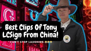 Best Clips Of Tony LCSign From China! Can't stop laughing 😂. The marketing Genius.