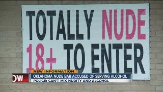 Oklahoma nude bar accused of serving alcohol
