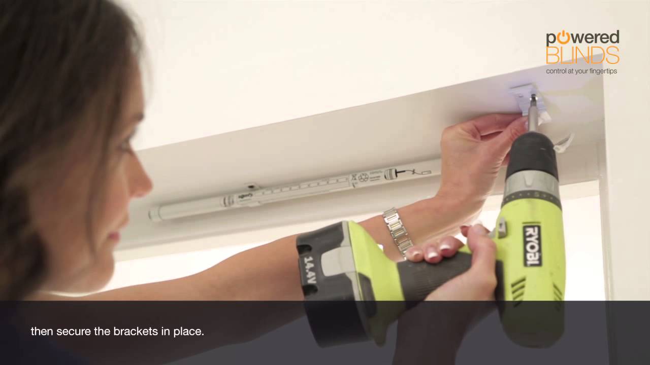 Motorised Blinds - Roller Blind Installation - YouTube