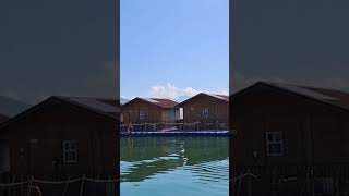 floating huts tehri lake । tehri dam tehri uttarakhand hotel le roi floating huts #shorts #viral