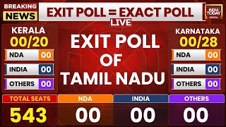 Tamil Nadu Exit Poll LIVE | Exit Poll 2024 LIVE |  Lok Sabha 2024 Exit Poll | India Today LIVE