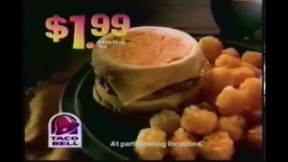 Taco Bell Commercial - Sun Up Sandwich [1995]