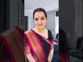 dd neelakandan vijay tv anchor black saree