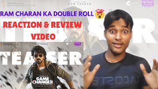 OG REACT ON-Game Changer Teaser - Ram Charan | Kiara Advani | Shankar | Dil Raju - Shirish