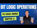 PLC Basic Course 3.1 | Bit logic operations intro | Learn PLC Programming in TIA Portal