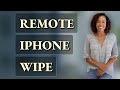 How Do You Wipe an iPhone Remotely Using iCloud?
