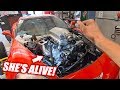 Download The Auction Corvette is REBORN w/Her "NEW" Junkyard Truck Engine! In Mp4 3Gp Full HD Video
