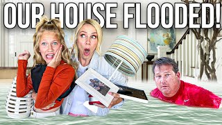 Our HOUSE got FLOODED! Water RUSHING!!