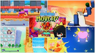 Warioware Move it! (Japanese Ver) - Copycat Mirror \u0026 Unique Mix Mirror Microgames - Switch