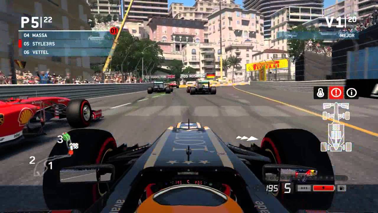 F1 2013 | MONACO | TEMP.2 | TRAYECTORIA - YouTube