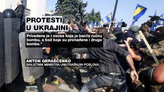 Protesti ispred ukrajinskog parlamenta