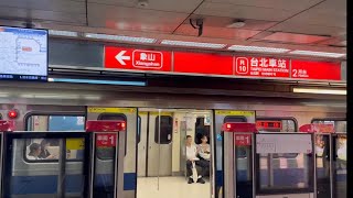 台北捷運C301型車號005/006推進器改裝車離開台北車站，由@ted2011拍攝