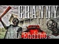 Granny Extreme Nightmare All Endings | Horror | Red Zodex