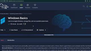 TryHackMe | Windows Basics Room
