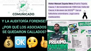 NUEVO COMUNICADO DE AUDITORÍA FORENSE EN DEPORTIVO CALI💚DA LA RAZÓN A LOS CRÍTICOS🤔¿QUÉ HAY DETRAS?