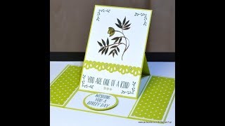 No.363 - Centre Easel Card - UK Stampin' Up! Independent Demonstrator