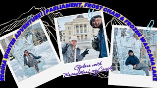 കടിച്ചമര്‍ത്തുന്ന തണുപ്പില്‍ Regina അതിശയങ്ങൾ🏛️❄️ | Parliament Frost Chair \u0026 Frozen Wascana Lake