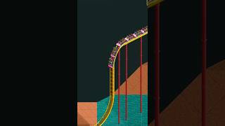 This rollercoaster has a 1% survival rate οΏΌπ #shorts