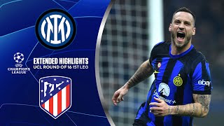 Inter vs. Atlético Madrid: Extended Highlights | UCL Round of 16 1st Leg | CBS Sports Golazo