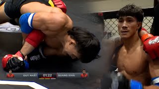 Nguyễn Trần Duy Nhất chào sàn đấu MMA bằng trận thắng knock-out mãn nhãn, đẳng c