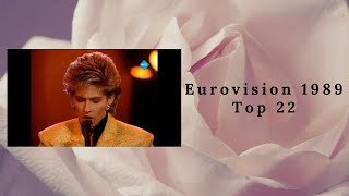 Eurovision 1989: My Top 22