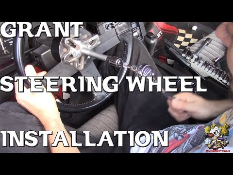 Grant Steering Wheel Install !!! Grant Steering Wheel Install !!!