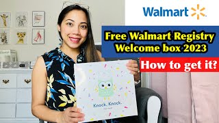 WALMART BABY BOX 2023 Unboxing & How To Get It | Free Baby Stuff 2023 | Baby Registry Freebies