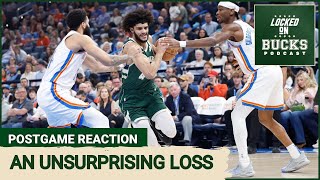 Shorthanded Bucks lose big to the Thunder; which young Bucks made the most of their minutes?