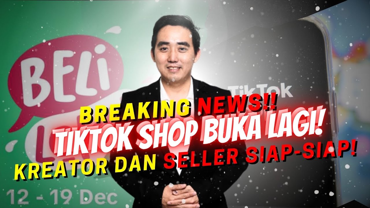 TIKTOK SHOP BUKA LAGI!! CARA CUAN BARU DI TIKTOK UNTUK TIKTOK SELLER ...