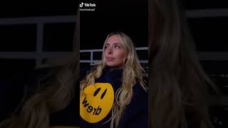 Corinna Kopf tries this tiktok trend