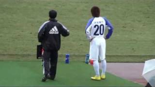 2010 J2#1　FC岐阜vsカターレ富山 途中出場の苔口