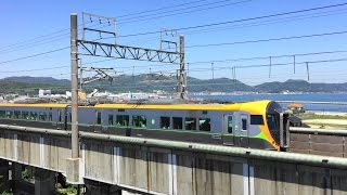 JR四国　特急しおかぜ11号　8600系電車　2016年5月18日【本四備讃線・児島～宇多津間】